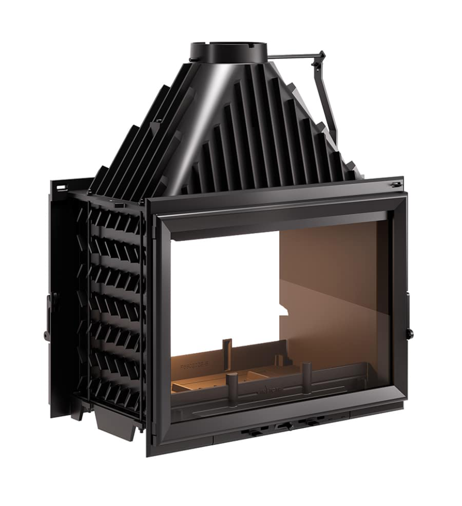 Wkład kominkowy żeliwny INVICTA 800 GRANDE VISION dwustronne