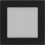 KRATKA kominkowa 17x17 czarna