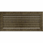 KRATKA kominkowa FRESH czarno-złota 17x37 