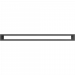 KRATKA kominkowa TUNEL czarna 6x80