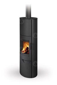 Piec wolnostojący ROMOTOP LUGO N 03 AKUM - metal