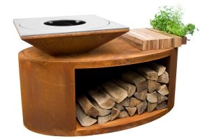 Palenisko-grill ogrodowy Artiss G3 corten