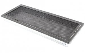 Kratka kominkowa wentylacyjna TREND 16x45cm grafit
