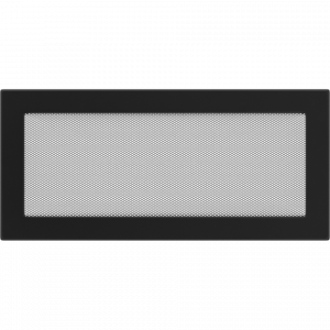 KRATKA kominkowa  17x37 czarna
