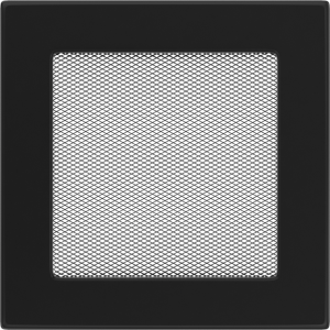 KRATKA kominkowa 17x17 czarna