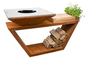 Palenisko-grill ogrodowy Artiss G4 corten