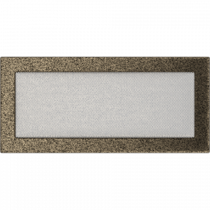 KRATKA kominkowa 17x37 czarno-złota