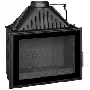 Wkład kominkowy żeliwny INVICTA 800 GRAND ANGLE z szybrem