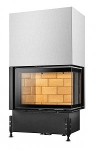 Wkład kominkowy Kobok Midi Corner VD 670 prawa szyba