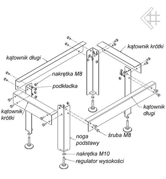 Podstawa pod wkład Simple żeliwny
