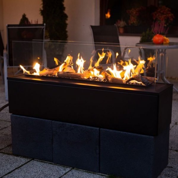 Ogrzewacz gazowy PATIO HORIZONTAL stalowy - sterowanie manualne