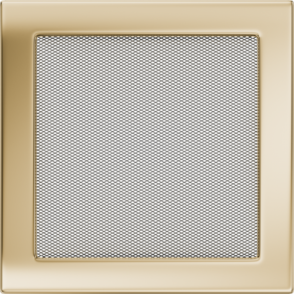 KRATKA kominkowa 22x22 pozłacana
