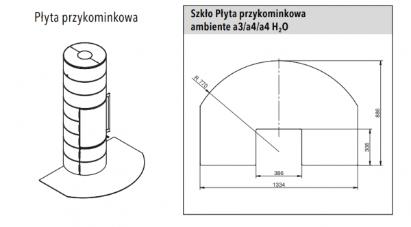 Piec wolnostojący Ambiente a4