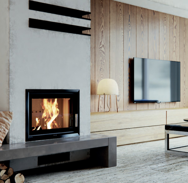 Wkład kominkowy z płaszczem wodnym DEFRO Riva SM Short 16 kW