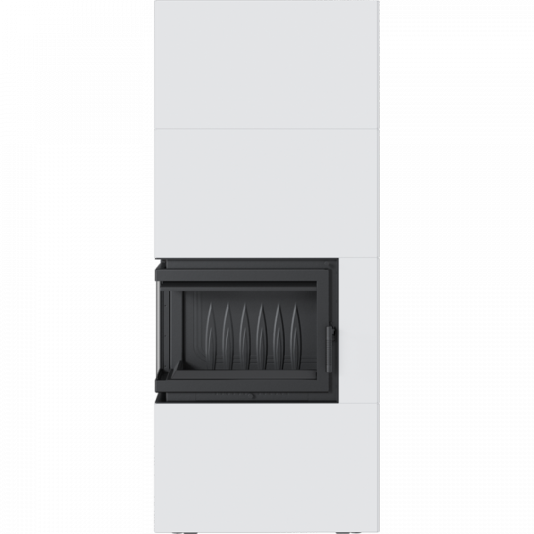 KOMINEK POWIETRZNY SIMPLE BOX lewy 8 kW Ø 200 BIANCO