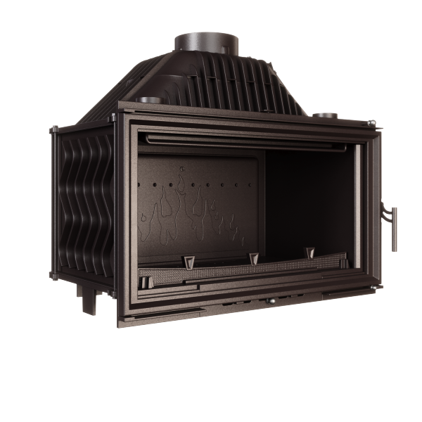KAWMET Wkład kominkowy żeliwny W15 (16,3 kW) ECO