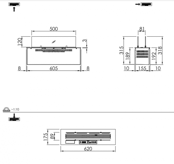 Biokominek EBIOS ONE 500