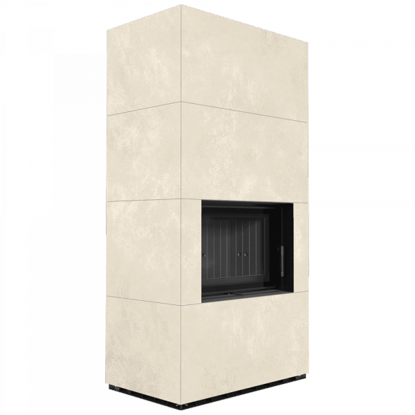Kominek powietrzny modułowy FLOKI BOX 8 kW Ø 160 zabudowa ze spieku
