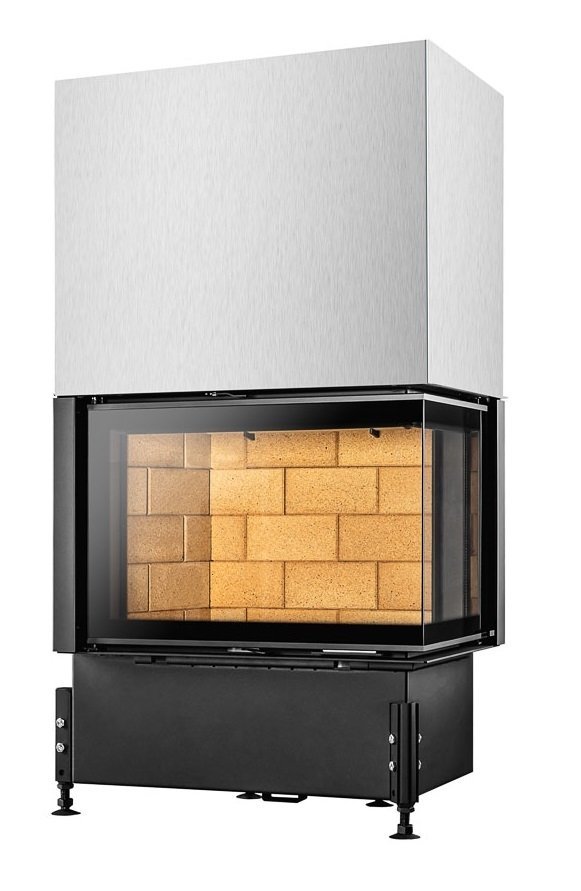 Wkład kominkowy Kobok Midi Corner VD 670 prawa szyba