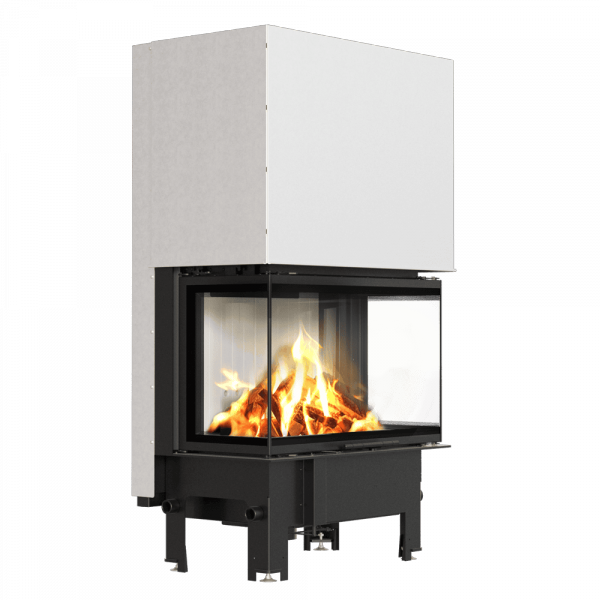 Kominek powietrzny stalowy KRATKI REGNOR 800/400 lewy prawy 8 kW Ø 200 Szpros