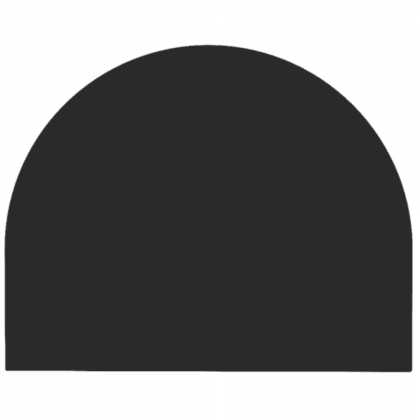 Podstawa stalowa pod piec Wzór 2 100x80 cm czarna
