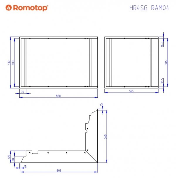 ROMOTOP Ramka HR4SG