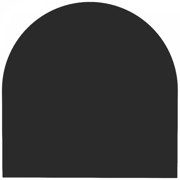 Podstawa stalowa pod piec Wzór 3 100x100 cm czarna