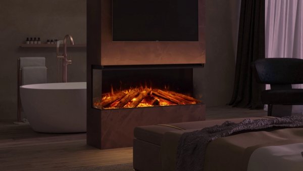 Kominek elektryczny LUMEN 1200 panoramiczny