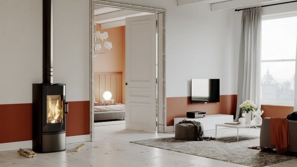 Piec wolnostojący DEFRO ORBIS 9 kW OUTLET