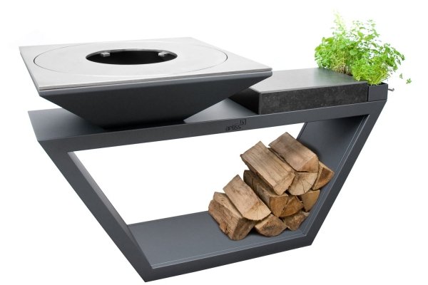 Palenisko-grill ogrodowy Artiss G4 grafit