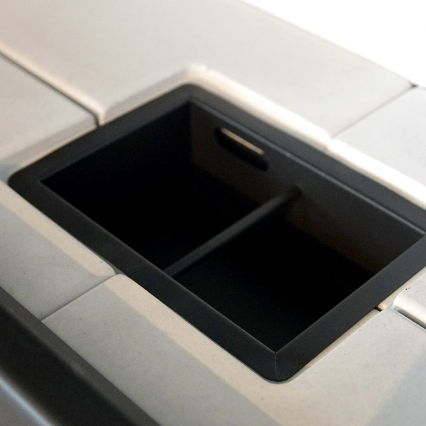 Piec stalowy KARI 70 fi 150 8 kW kominek w zabudowie