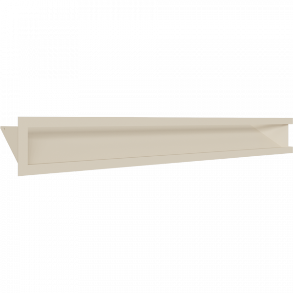 Kratka kominkowa LUFT SF narożny lewy kremowy 80x40x9