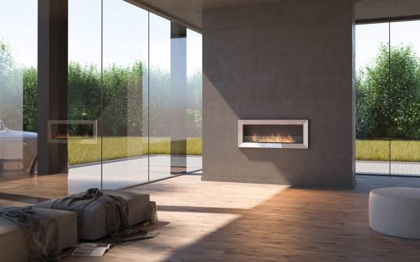 SIMPLE FIRE FRAME 1200 BIAŁY