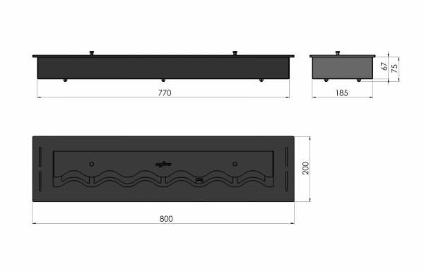Palnik Black Burner 800