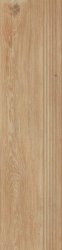 PARADYZ PAR heartwood honey stopnica nacinana struktura mat. 298x1198 mm Opak. 2 g1 szt