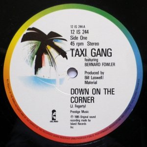 Taxi Gang Featuring Bernard Fowler - Down On The Corner (12'')