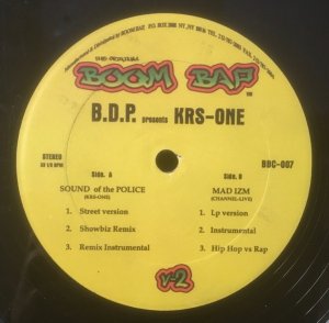 KRS-One / Channel Live - Sound Of The Police / Mad Izm (12'')