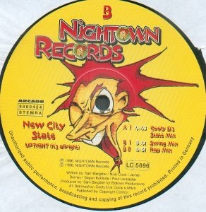 New City State - Uptight (It's Allright) (12'')