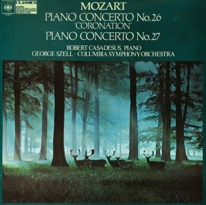 Mozart, Robert Casadesus, George Szell, Columbia Symphony Orchestra - Piano Concerto No.26 Coronation Piano Concerto No.27 (LP)