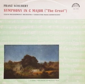 Franz Schubert / Czech Philharmonic Orchestra / Franz Konwitschny - Symphony In C Major (The Great) (LP)