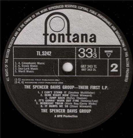 The Spencer Davis Group - Their First LP (LP)