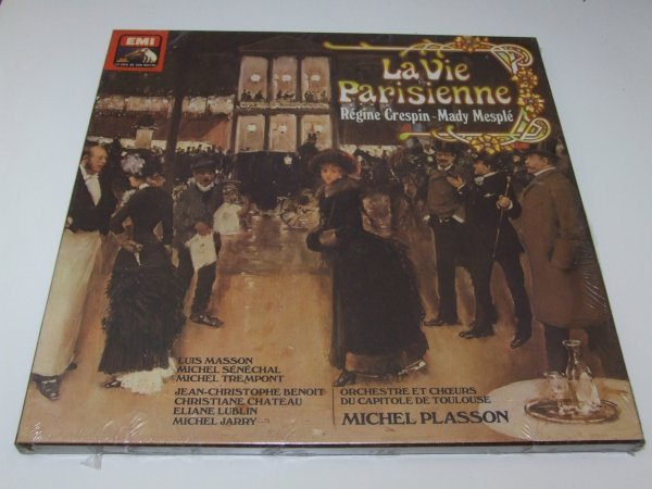 Offenbach - Régine Crespin - Mady Mesplé - Luis Masson - Michel Sénéchal - Michel Trempont - Jean-Christophe Benoit - Christiane Chateau - Elaine Lublin - Michel Jarry - Orchestre Et Chœurs Du Capitole De Toulouse, Michel Plasson - La Vie Parisienne (2LP)