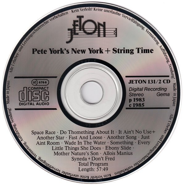 Pete York - Pete York's New York + String Time (CD)