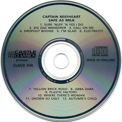 Captain Beefheart And His Magic Band - Safe As Milk (CD)