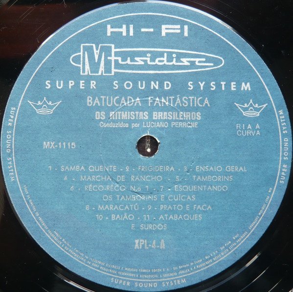 Luciano Perrone E Ritmistas Brasileiros - Batucada Fantástica (LP)