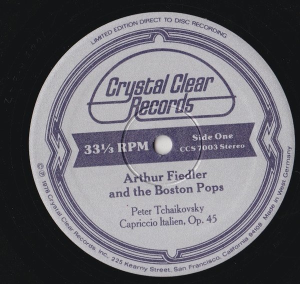 Arthur Fiedler And The Boston Pops - Capriccio Italien - Capriccio Espagnol (LP)