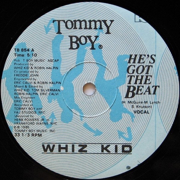 Whiz Kid - He's Got The Beat (12'')