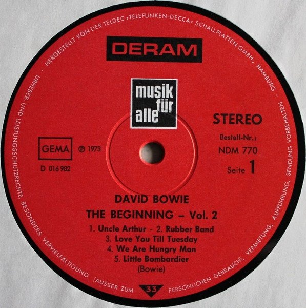 David Bowie - The Beginning - Vol. 2 (LP)