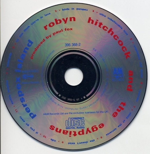 Robyn Hitchcock And The Egyptians - Perspex Island (CD)