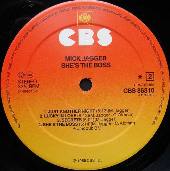 Mick Jagger - She's The Boss (LP)